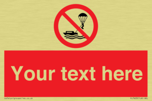 Custom No parasailing